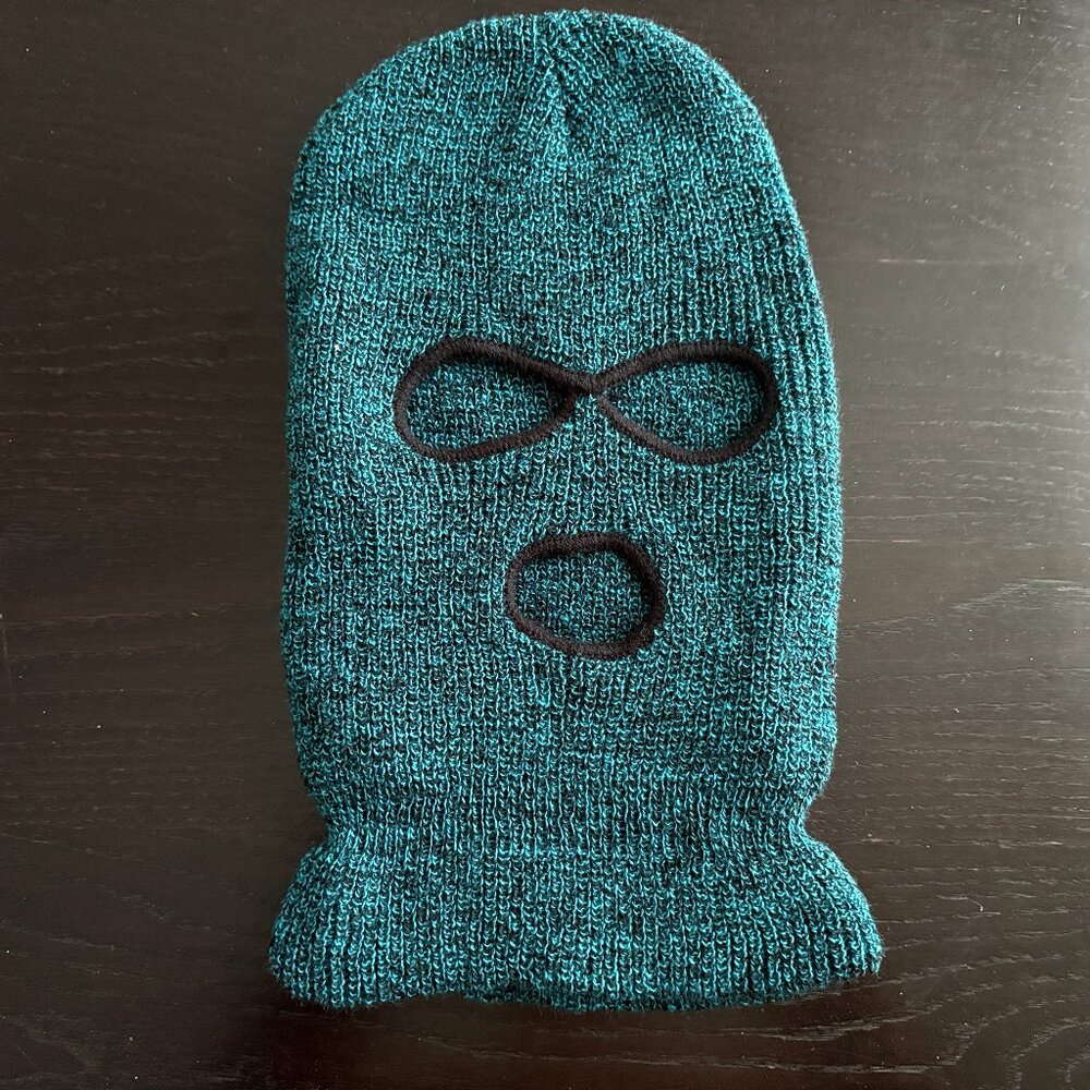 NWOT Mens Free Authority Stocking Cap Winter Face Mask Green